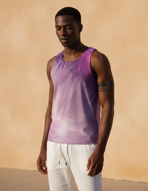 Men's Burnished Lilac Melt tank tops