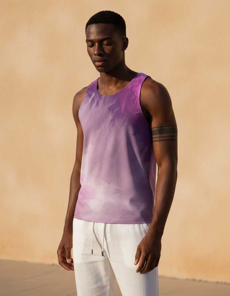 Men's Ice-Dye Tank Top