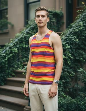 Lava Falls Prism Tank Top Men's Tank Top — Dripper