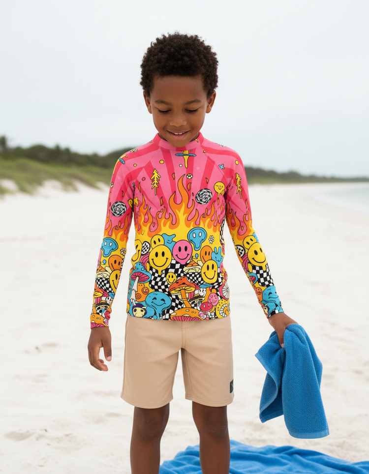 Kids Acid Pop Rash Guard