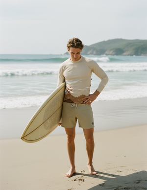 Amber Haze Hikari Rash Guard Men's Rashguard — Dripper