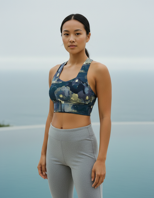 Serenity Longline Sports Bra Longline Sports Bra — Dripper