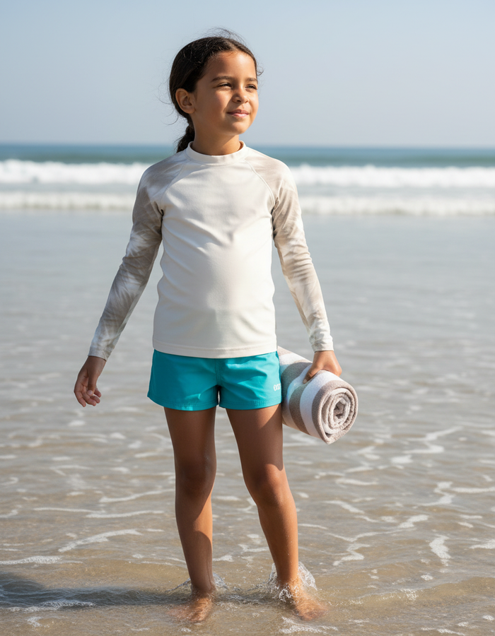 Rashguard — Kids White Onyx Glacier