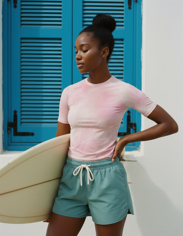 Women's Tea Rose Frost Rash Guard
