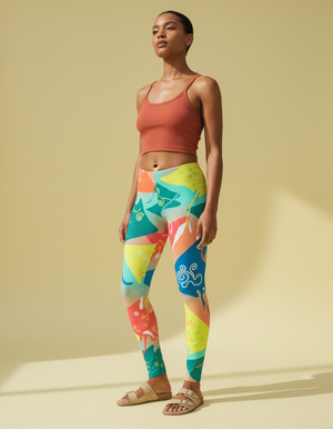 Runway Emerald Surge full-length leggings