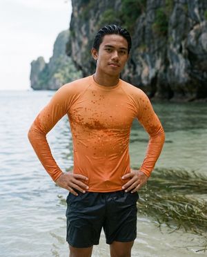 Men's Muskmelon Ember men's rashguards