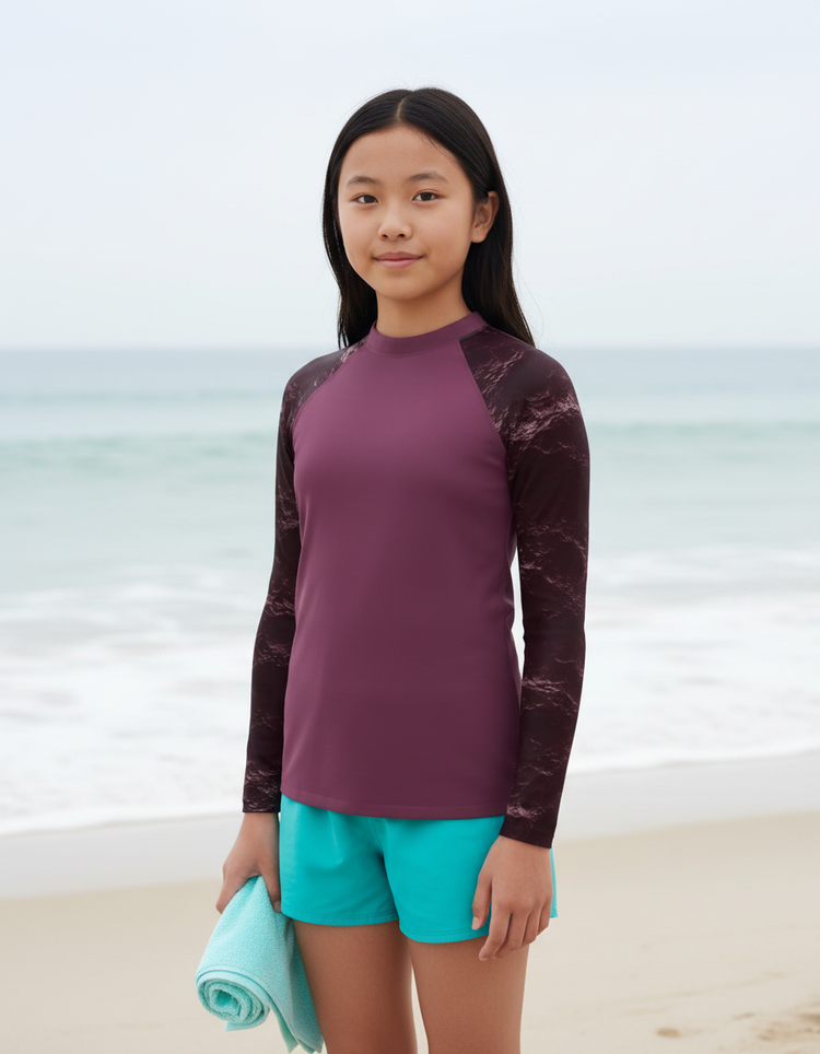 Youth Obsidian Rash Guard