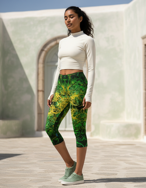 Elysium Leggings Capri Leggings — Dripper