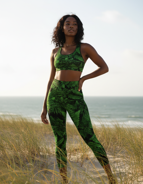 Verdant Leggings Capri Yoga Leggings — Dripper