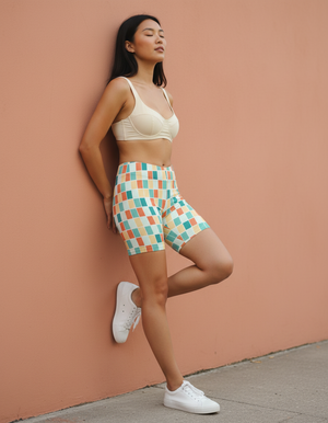Jelly Mint Prisma women's short shorts