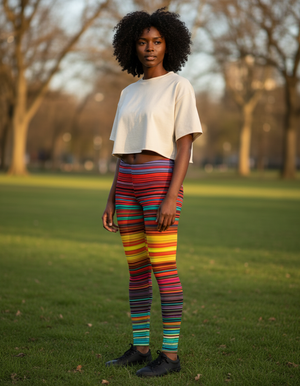 Stripe Collection Women's Leggings women's leggings