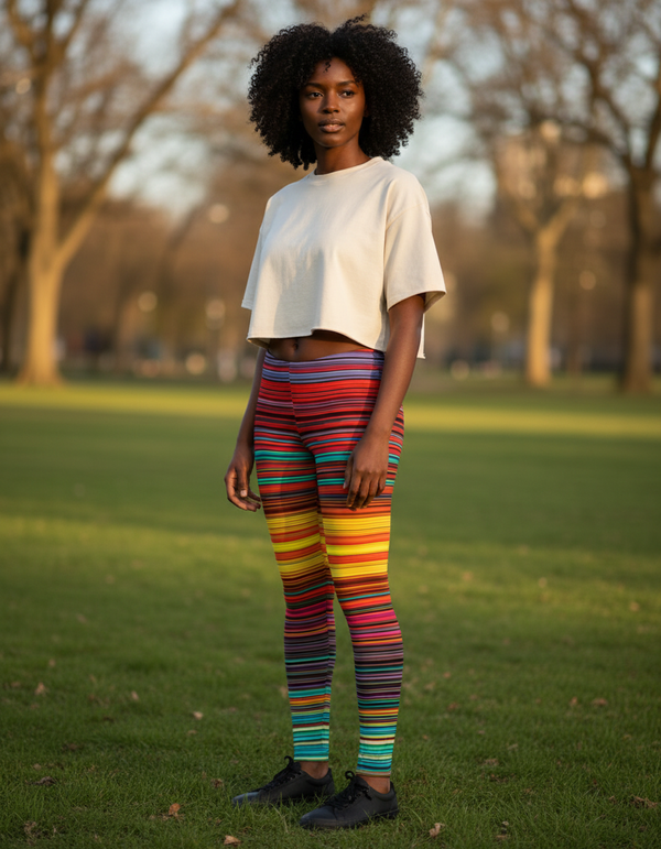 Stripe Collection Women's Leggings women's leggings
