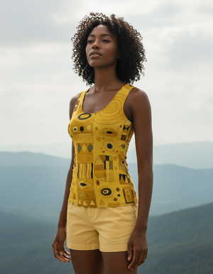 Women's Runway Chartreuse Elysium tank tops
