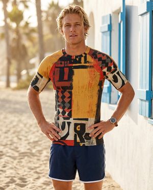 Men's Pulsar men's short-sleeve rashguards