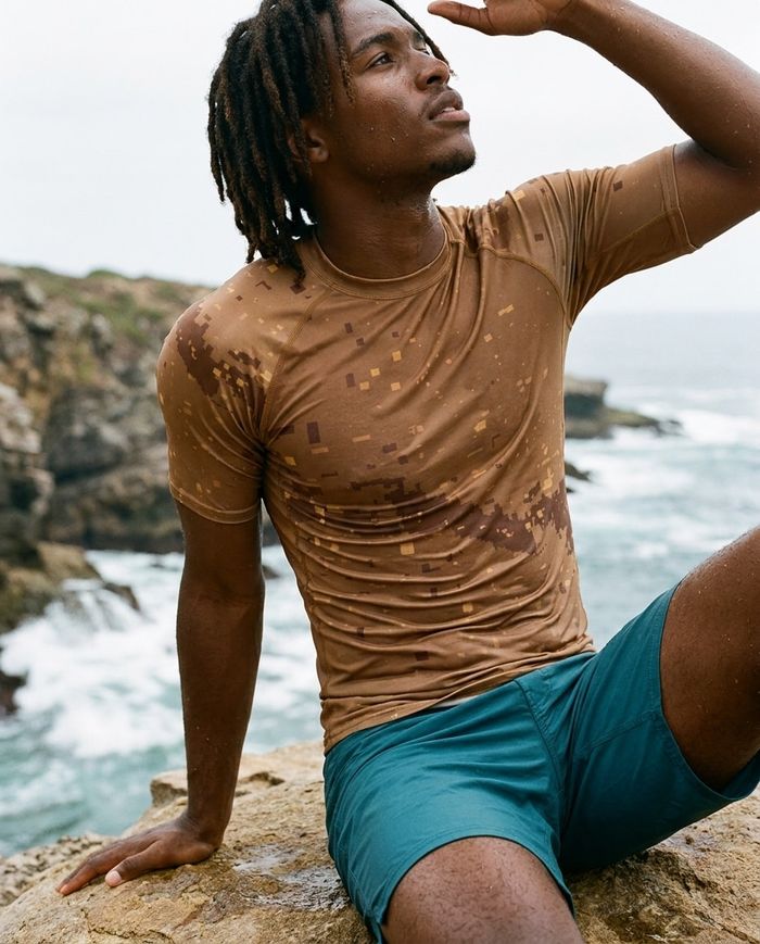 Rashguard — Men's Amber Haze Flare