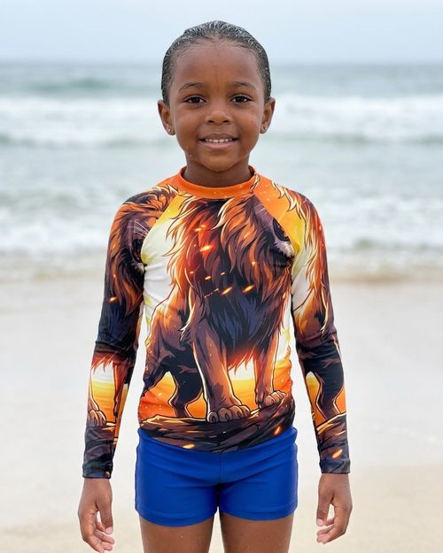 Boys Safari boys rashguards