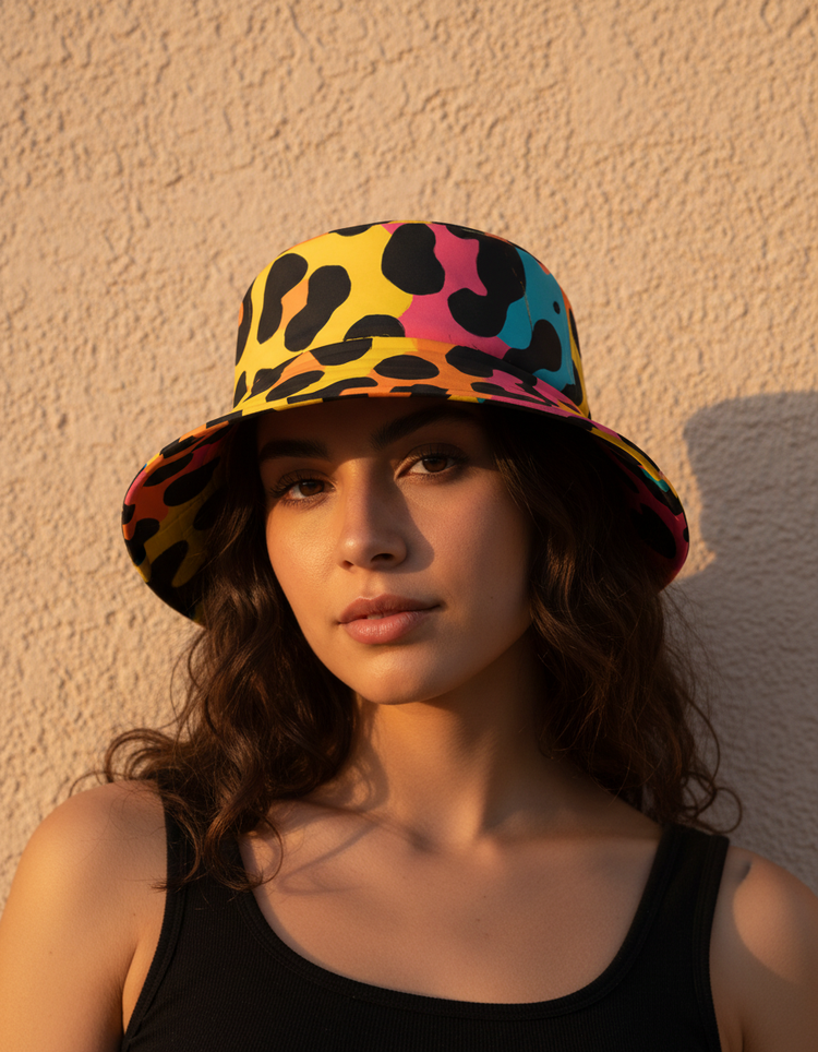 Savanna Vibe Leopard Print Bucket Hat