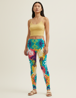 Kente Leggings Women's Leggings — Dripper