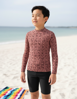 Youth Tea Rose Chord youth rashguards