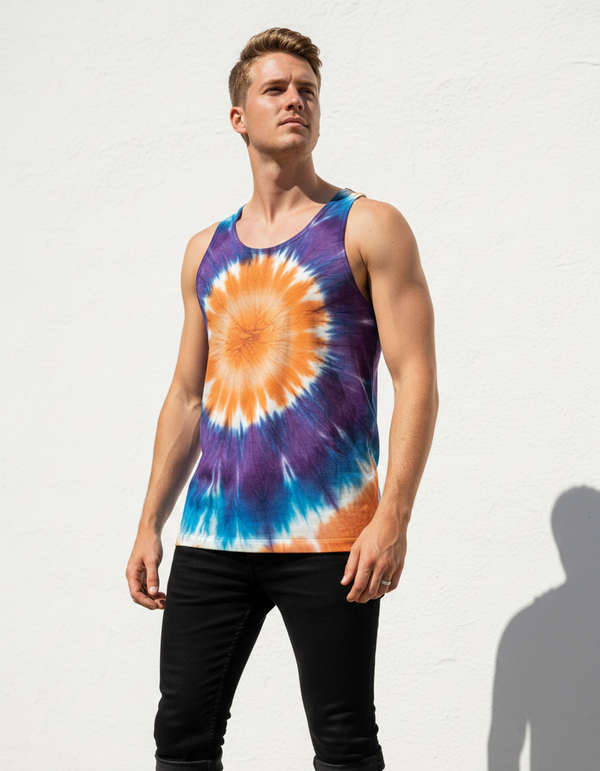 Tie-dye Collection men's tank tops