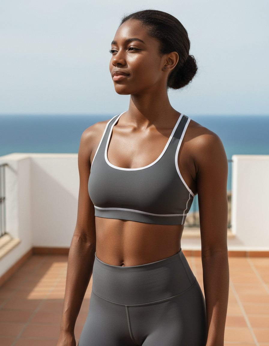Classic Sports Bra in Anthracite