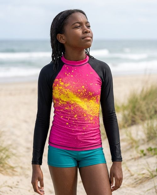 Red girls rashguards — Lolekai