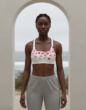 Cherry sports bras
