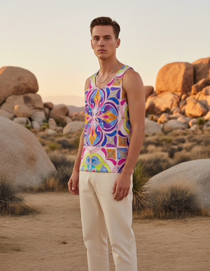 Men's Kaleido men's tank tops