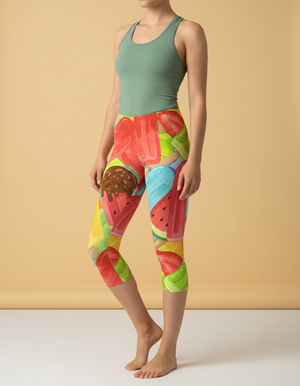 Frost Capri Leggings Capri Leggings — Dripper