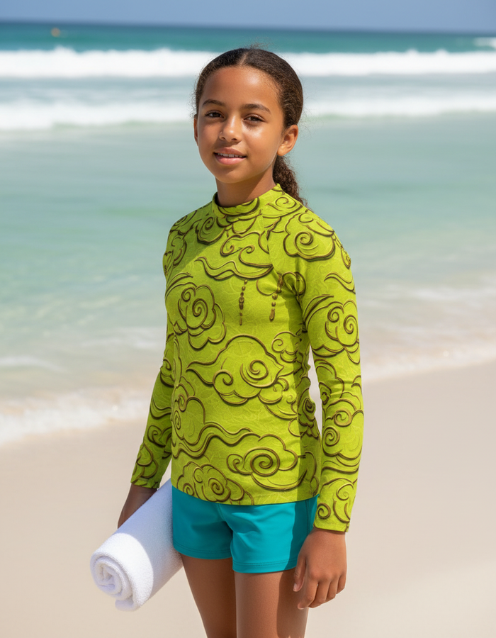 Rashguard — Youth Lime Zephyr