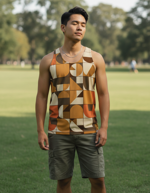 Men's Amber Haze Tonal men's tank tops