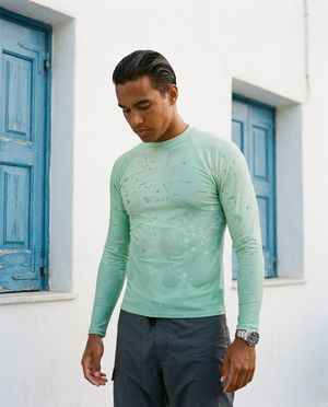 Men's Jelly Mint Surge men's rashguards