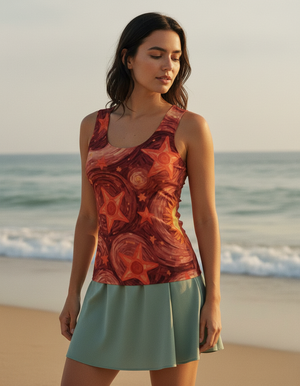 Lava Falls Nocturne Tank Top Women's Tank Top — Dripper