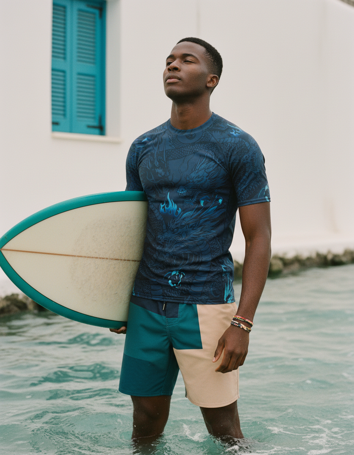 Rashguard — Men's Navy Ember