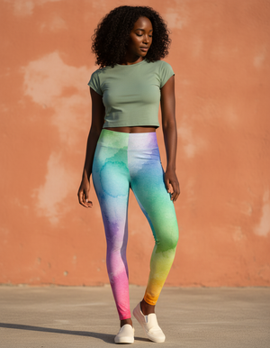Watercolor Collection Women's Leggings women's leggings