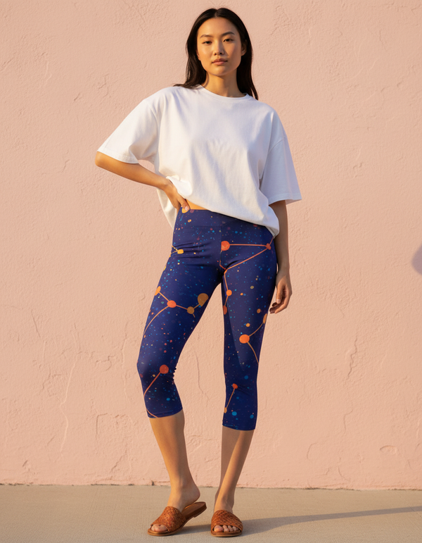 Constellation Collection capri leggings