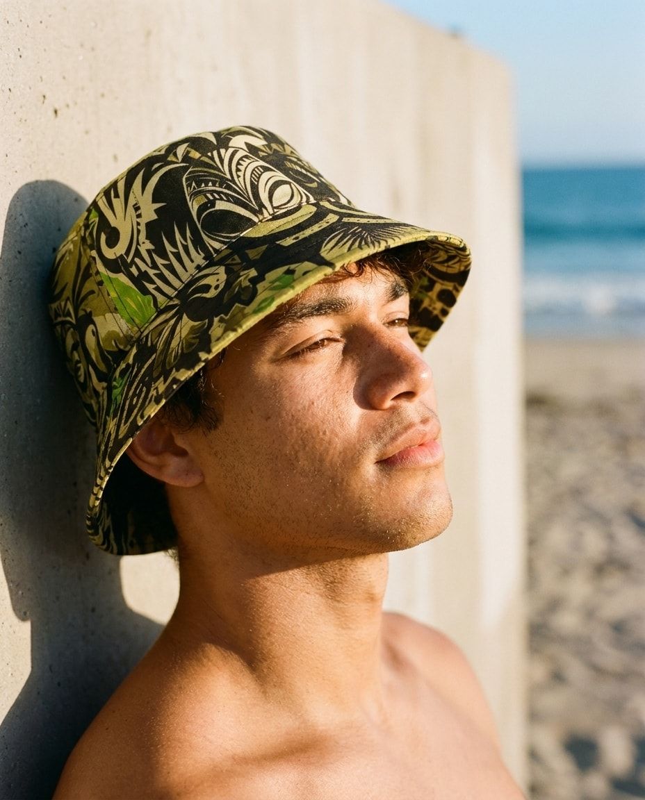 Runway Chartreuse Nalu Uli bucket hats — view 1 of 2