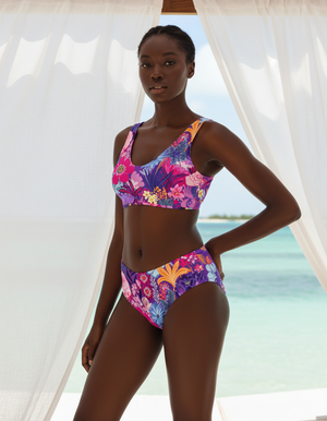 Flourish High-Waisted Bikini High-Waisted Bikini — Dripper