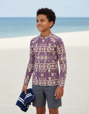 Youth Burnished Lilac Estilo youth rashguards