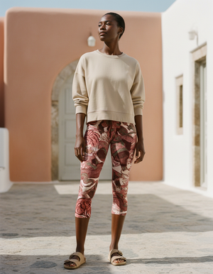Lava Falls Edo Leggings Capri Leggings — Dripper