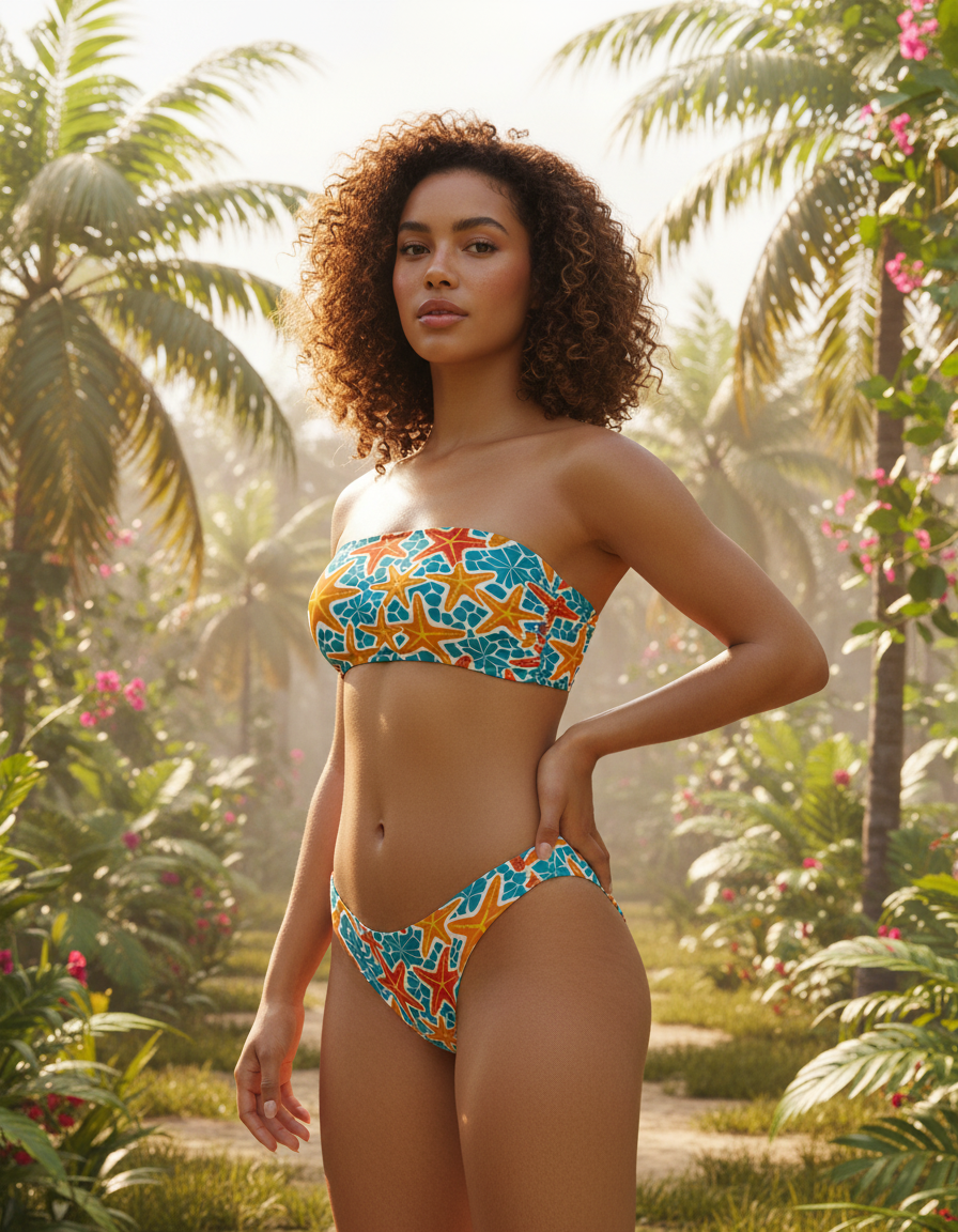 Celeste Bandeau Bikini Top