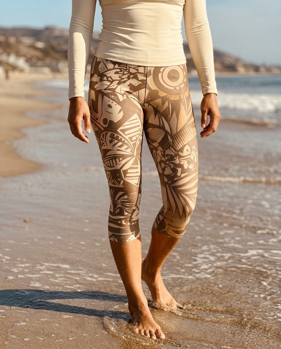 Angora Lani Lehua swim & gym leggings