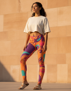 Groove full-length leggings