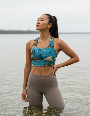 Edo Sports Bra Longline Sports Bra — Dripper