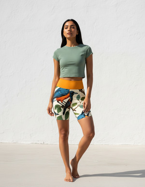 Aviary Yoga Shorts Yoga Shorts — Dripper