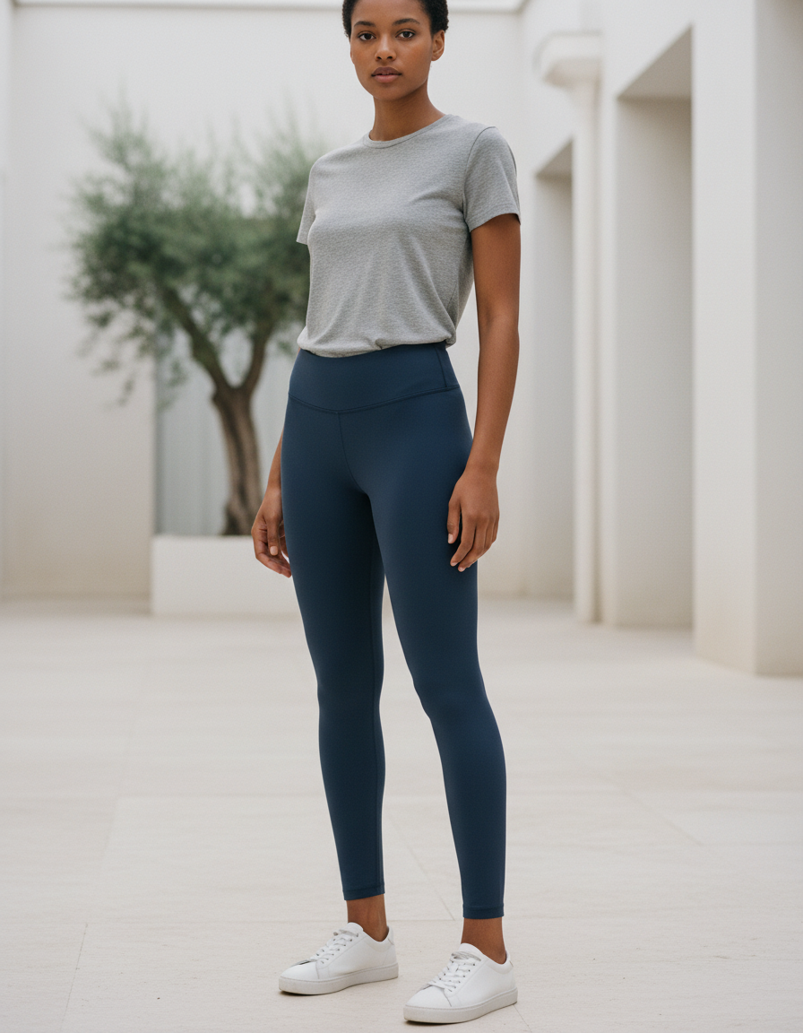 Full-Length Leggings in Hale Navy