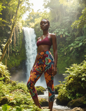 Tlaloc Capri Yoga Leggings Capri Yoga Leggings — Dripper