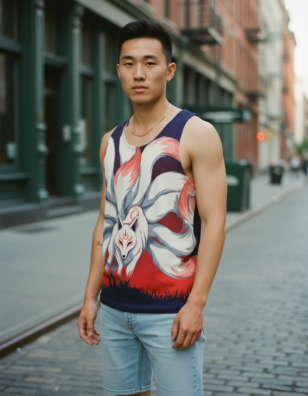Nine Tails tank tops