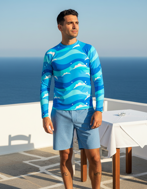 Abyss Rash Guard Men's Rashguard — Dripper