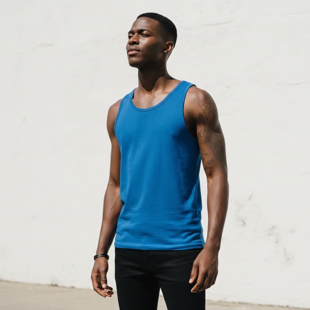 Tank top in Mediterranean Blue